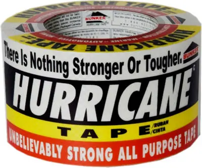 Hurricane 00101 General Purpose Tape 3" x 60 YD Heavy Duty Use