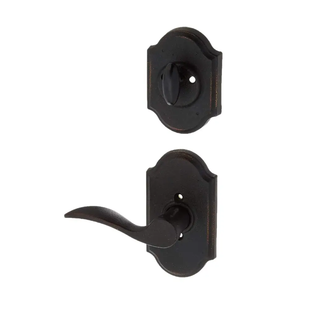 Weslock L7405-H2SL20 Left Hand Carlow Interior Dummy Handleset Black