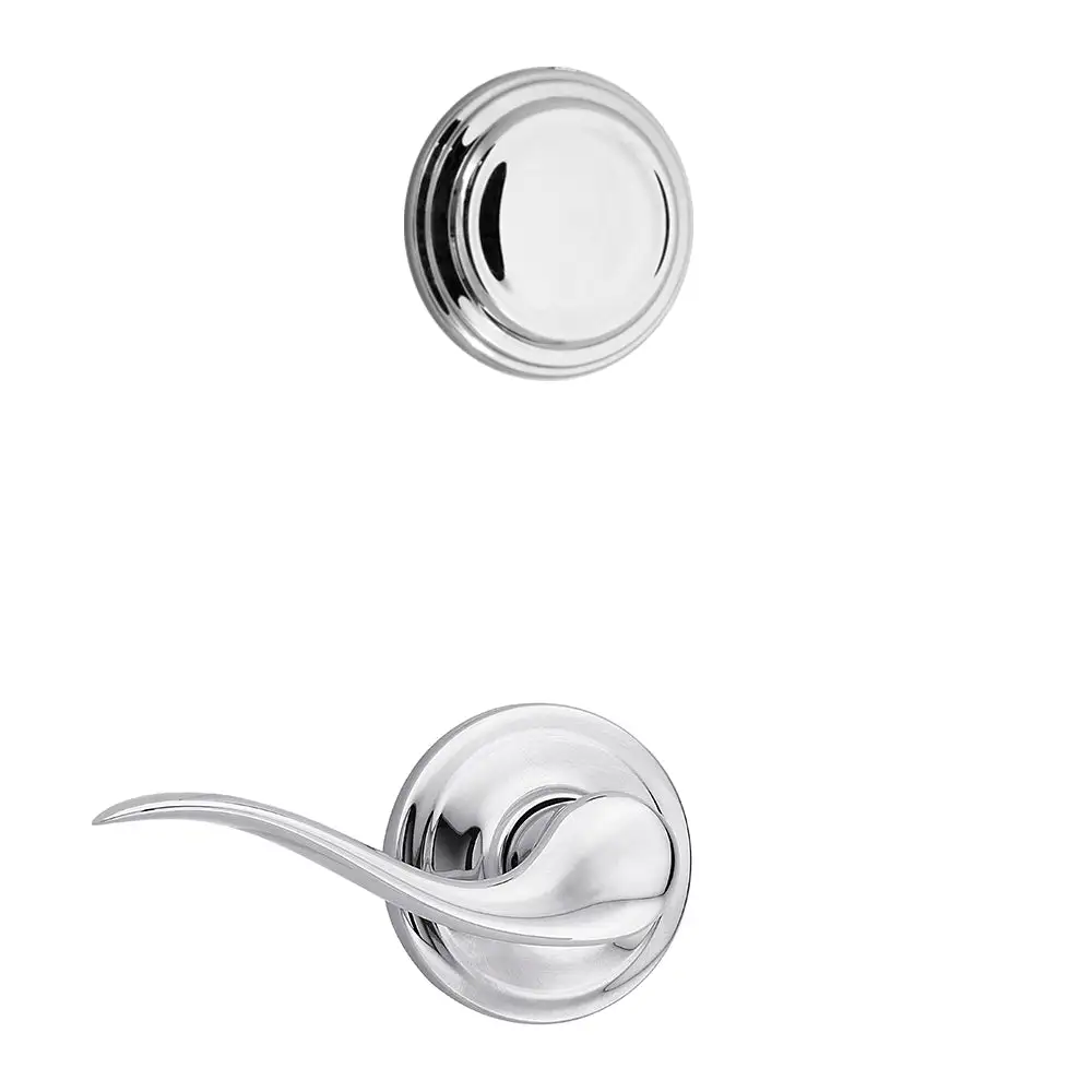 Kwikset 968TNL RH 26D Tustin Dummy Lever Satin Chrome - Construction Supplies