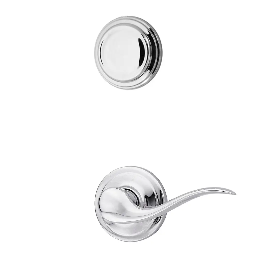Kwikset 968TNL RH 3 Tustin Dummy Lever Polished Brass - Construction Tools