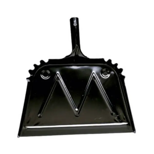 Impact Products 4216-90 Heavy-Duty Metal Dust Pan 16 Inch Black Industrial Cleaning