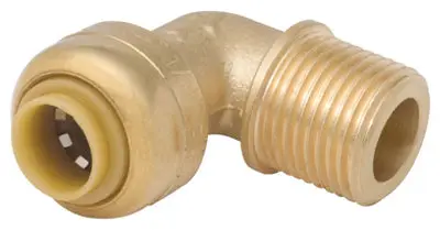 SharkBite U276LFA Lead Free Dishwasher Elbow 1/4 3/8 OD x 3/8 MNPT