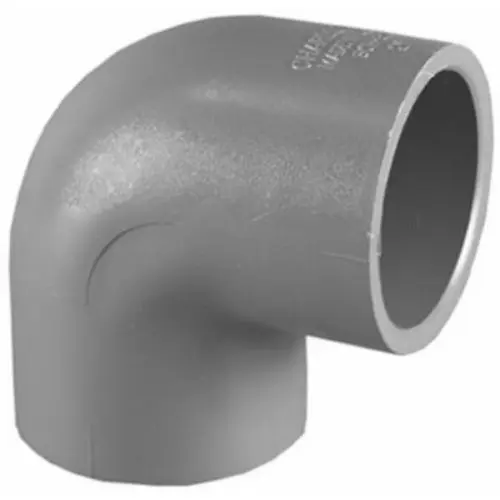 Charlotte Pipe PVC-08300-2000HA Schedule 80 PVC Elbow 90 Degree 2 Inch Gray