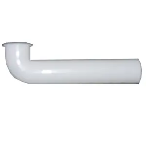 Lasco 03-4259 PVC Tubular Flanged Ell 1-1/2 x 15 White