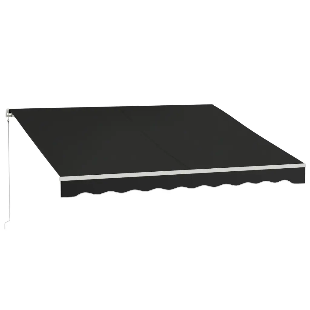 Outsunny 12x10 Electric Awning Retractable Awning UV Protection Outdoor Patio Cover aosom business