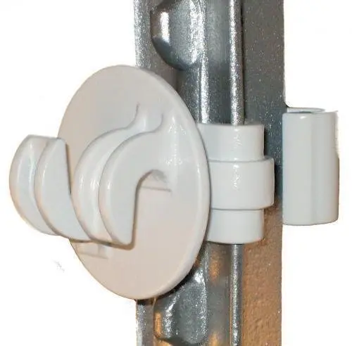 Dare STPX-25 Electric Fence T-Post Insulator White 25-Pack