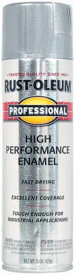 Rust-Oleum Professional Protective Enamel Spray Paint 15 Oz Aluminum Finish
