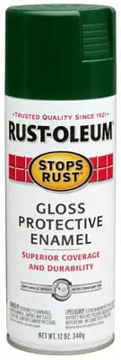 Rust-Oleum Stops Rust Gloss Protective Enamel 12 Oz Hunter Green Paint
