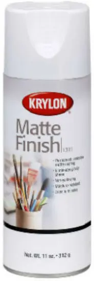 Krylon 1311 Satin Finish Spray Enamel Aerosol 11 Oz Clear Matte Paint DIY Projects