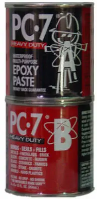 PC-Products 087770 PC-7 Epoxy Paste Dark Gray 2-Part 1/2 Lb