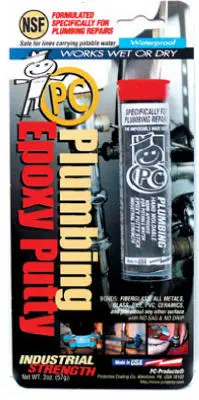 PC-Products 025598 Plumbing Epoxy Repair Putty 2 Oz Leaks and Cracks