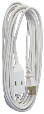 Master Electrician 09417ME Cube Tap Extension Cord 13A 20 Feet White