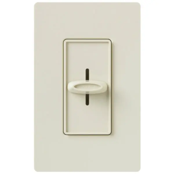 Lutron SFSQ-FH-LA Skylark Quiet 3-Speed Fan Control and Light Switch Almond