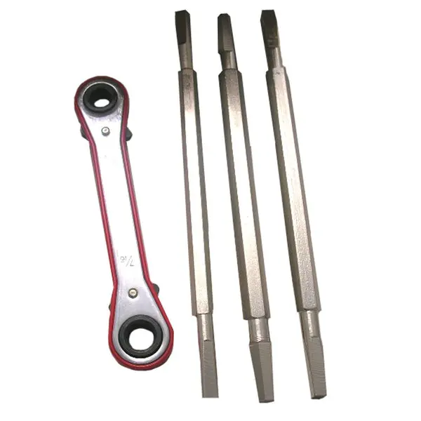 Lasco 13-2111 Seat Wrench Set 4-Piece Faucet Valve Seat Removal and Installation