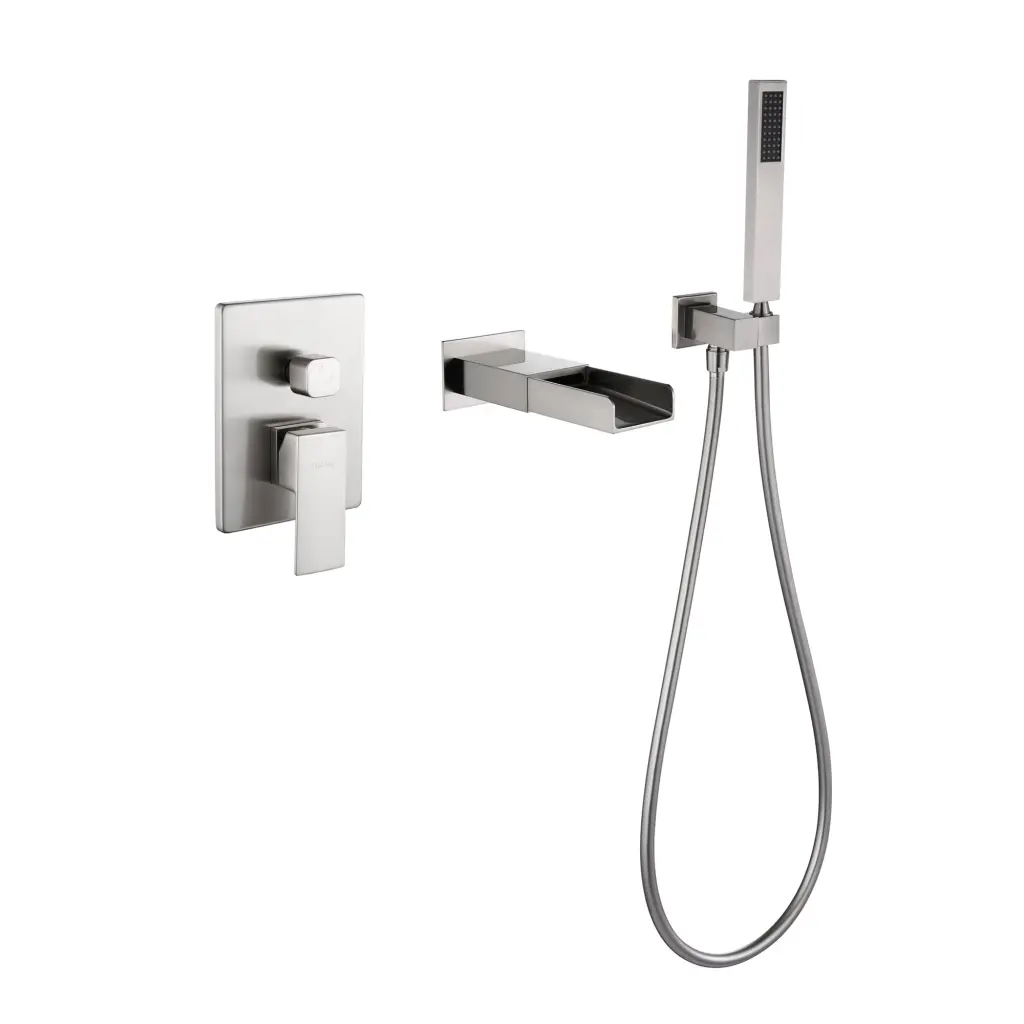 Trustmade Pressure Stabilize Waterfall Single Handle Wall Mount Tub Faucet w969 -modern muse-