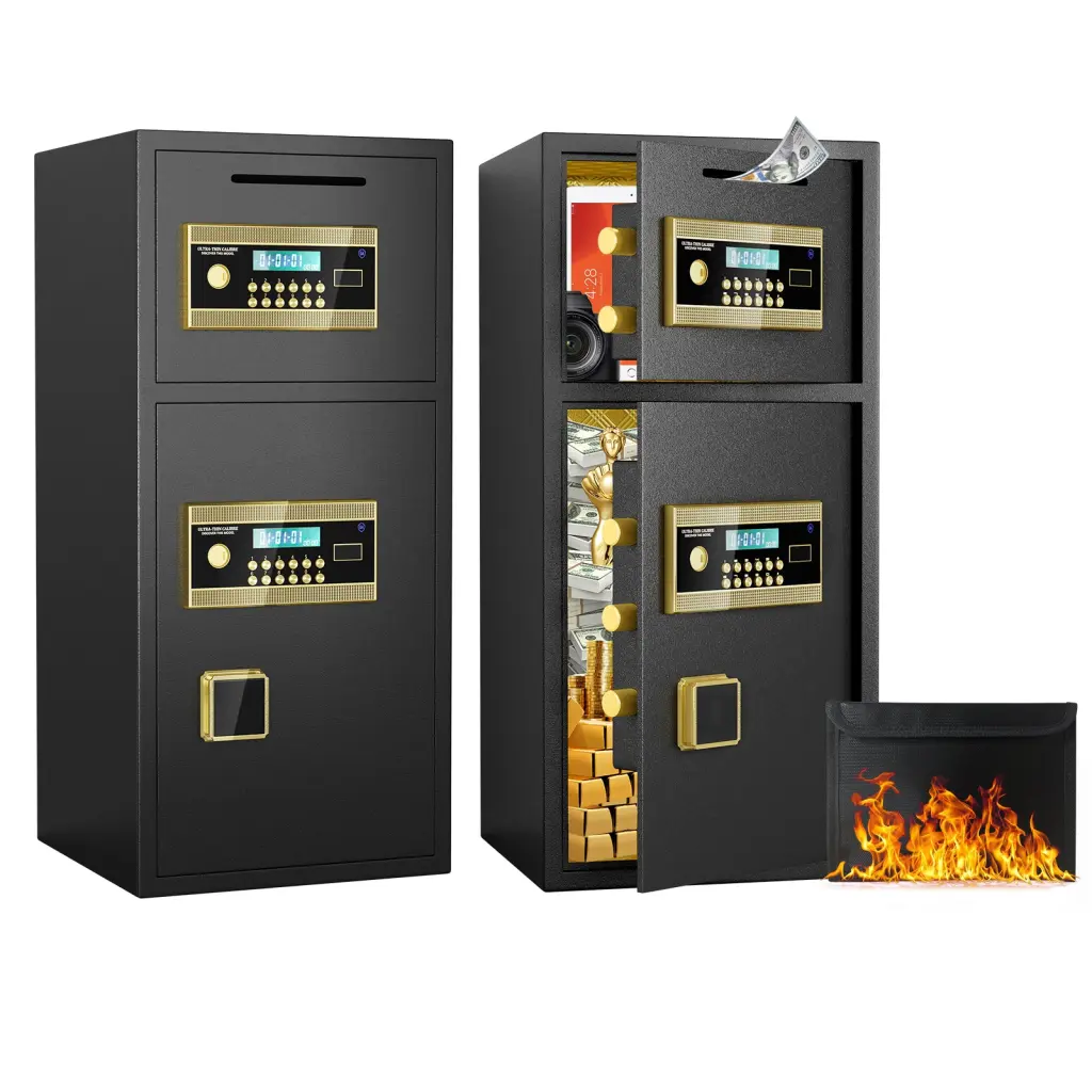 Large Double Door Coin Operated Digital Security Safe Fireproof w1779