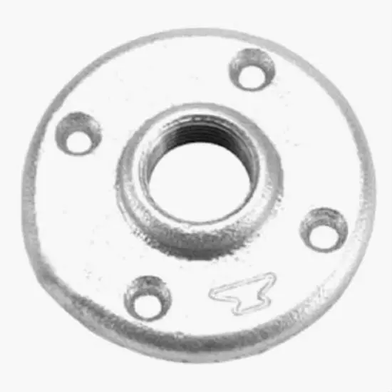 Anvil Galvanized Floor Flange 3/8 Inch Sturdy Pipe Installations