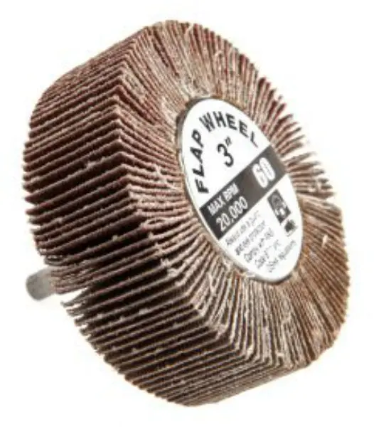 Forney 60181 Flap Wheel 1/4 Inch Shank Mounted 3x1 Inch Aluminum Oxide