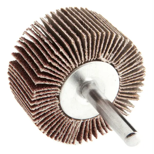 Forney 60184 Flap Wheel 1/4 Inch Shank Mounted 2 Inch x 1 Inch 60 Grit
