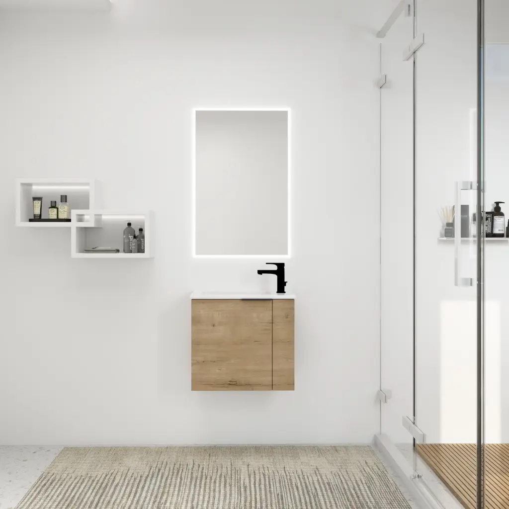 22 Inch Floating Bathroom Vanity Sink Small Bathroom g-lemon