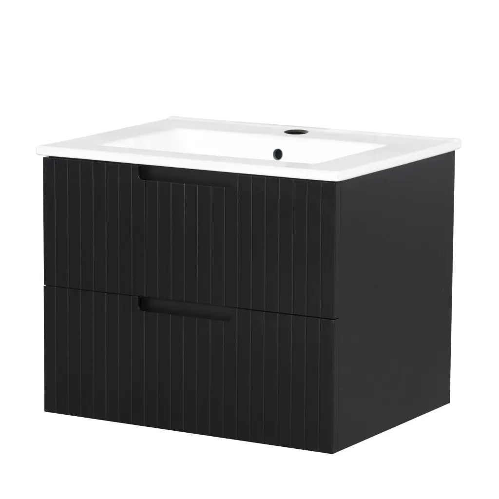 24 Inch Floating Bathroom Vanity Ceramic Sink Modern Storage like it
