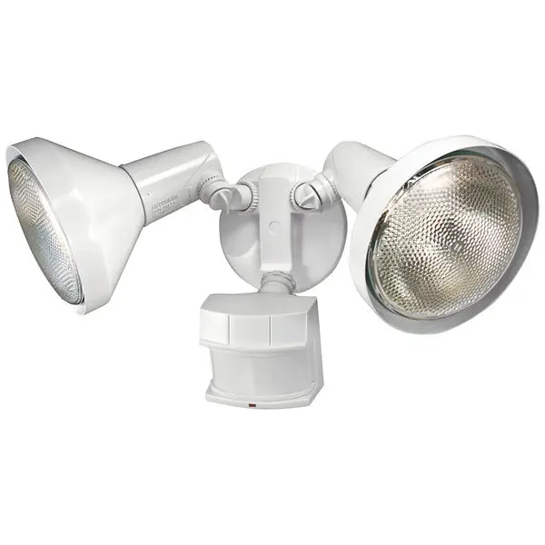 Heath Zenith HZ-5318-WH Motion Activated DualBrite Security Flood Light White