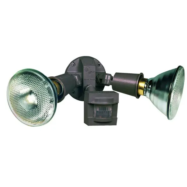 Heath Zenith HZ-5408-BZ Motion Activated 110-Degree Security Flood Light Bronze
