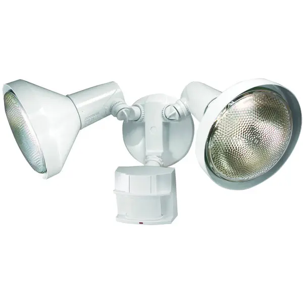 Heath Zenith HZ-5412-WH Motion-Activated 180-Degree Security Flood Light White