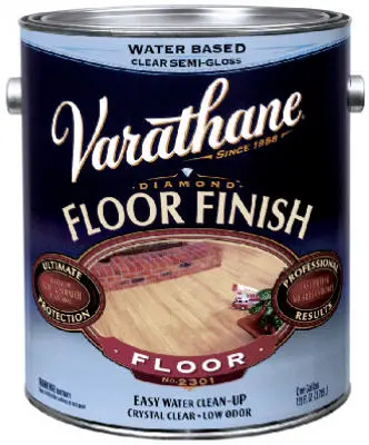 Varathane 230131 Semi Gloss Waterborne Floor Finish 1 Gallon Durable Wood Floors
