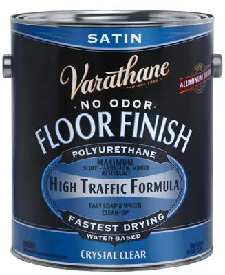 Varathane 230231 Crystal Clear Floor Finish 1 Gallon Satin Protective Wood Coating