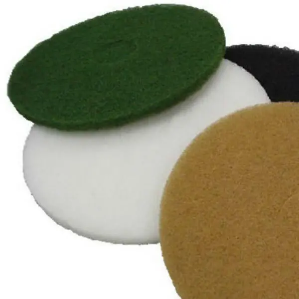 Virginia Abrasives 416-50175 Thick Nylon Floor Maintenance Pad 1 Inch x 17 Inch Green
