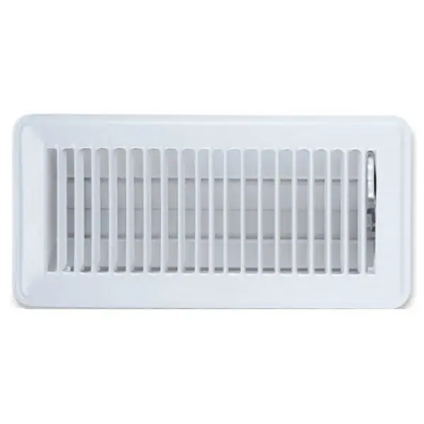 AmeriFlow 413W2X12 Steel Floor Register White 2x12 Inches HVAC Vent Cover
