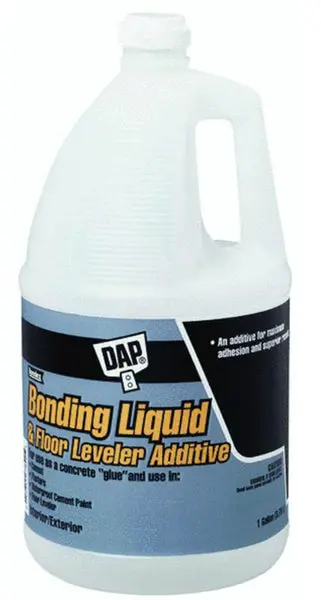 Dap 35090 Bonding Liquid & Floor Leveler Additive 1 Gallon White Floor Repair