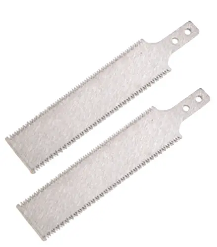 Master Mechanic Double Ground Teeth Flush Blade 2-Pack Precision Cutting