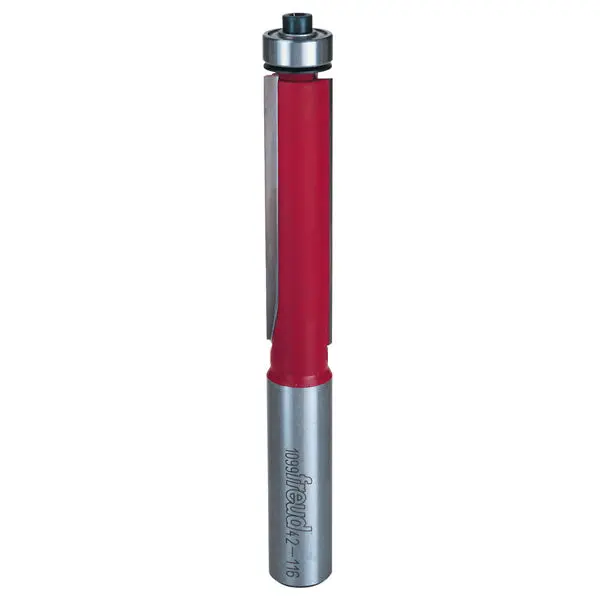 Freud Two-Flute Flush Trimming Router Bit 1/2" Bearing Dia. x 2"
