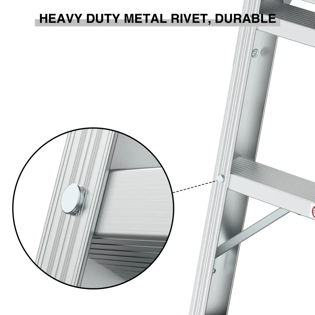 Work Platform Aluminum Folding Ladder ANSI Certified 225 lbs Capacity Portable Bench fsh ladder