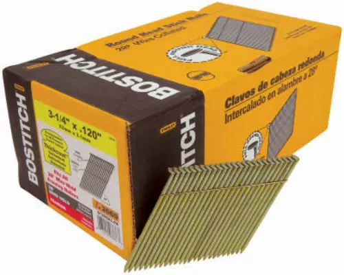 Bostitch S10D131-FH Full Round Head Stick Framing Nails 3x0.131 Inch Construction