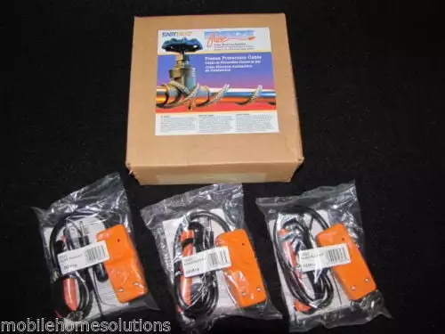 Easy Heat Tape Waterline Trace Heater Freeze Protection 100' w/ 3 Plug Heads Mobile Home