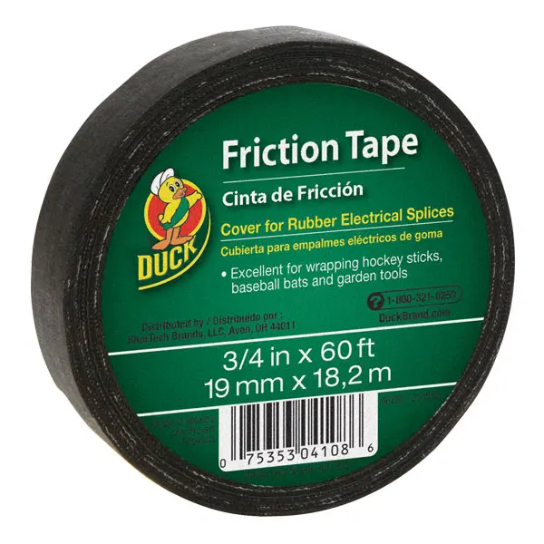 Duck 04108 Cotton Cloth Friction Tape 3/4 Inch x 60 Feet Non-Adhesive Grip Tape