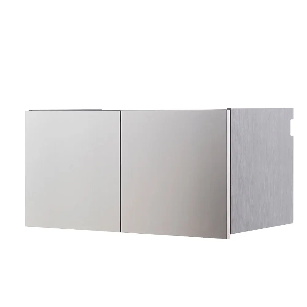 Nova Series Wood Wall Mounted Garage Cabinet Metallic Gray Dark Gray klair living
