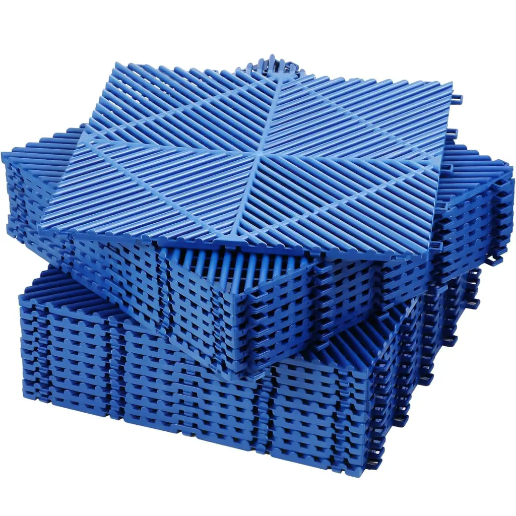 Racedeck Free Flow Open Rib Self Draining Floor Tiles Copolymer qdxfl