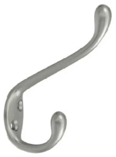 National Hardware Heavy-Duty Garment Hook Satin Nickel N331-082