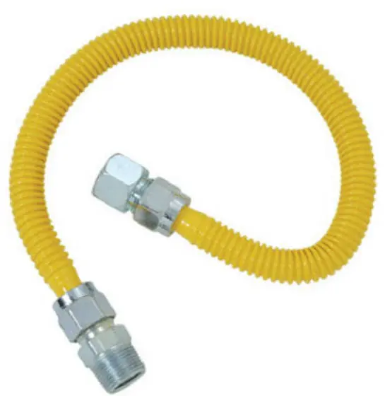 BrassCraft CSSC22-72P 72 Inch Stainless Steel Gas Connector Appliances