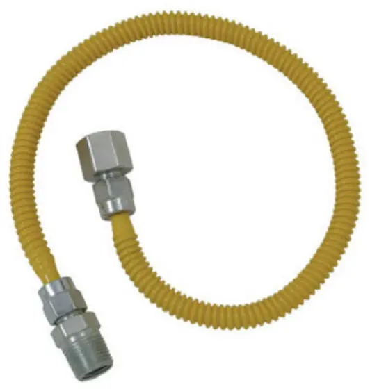 BrassCraft CSSL54-48-P SL Series Stainless Steel Gas Connector 48 Inch