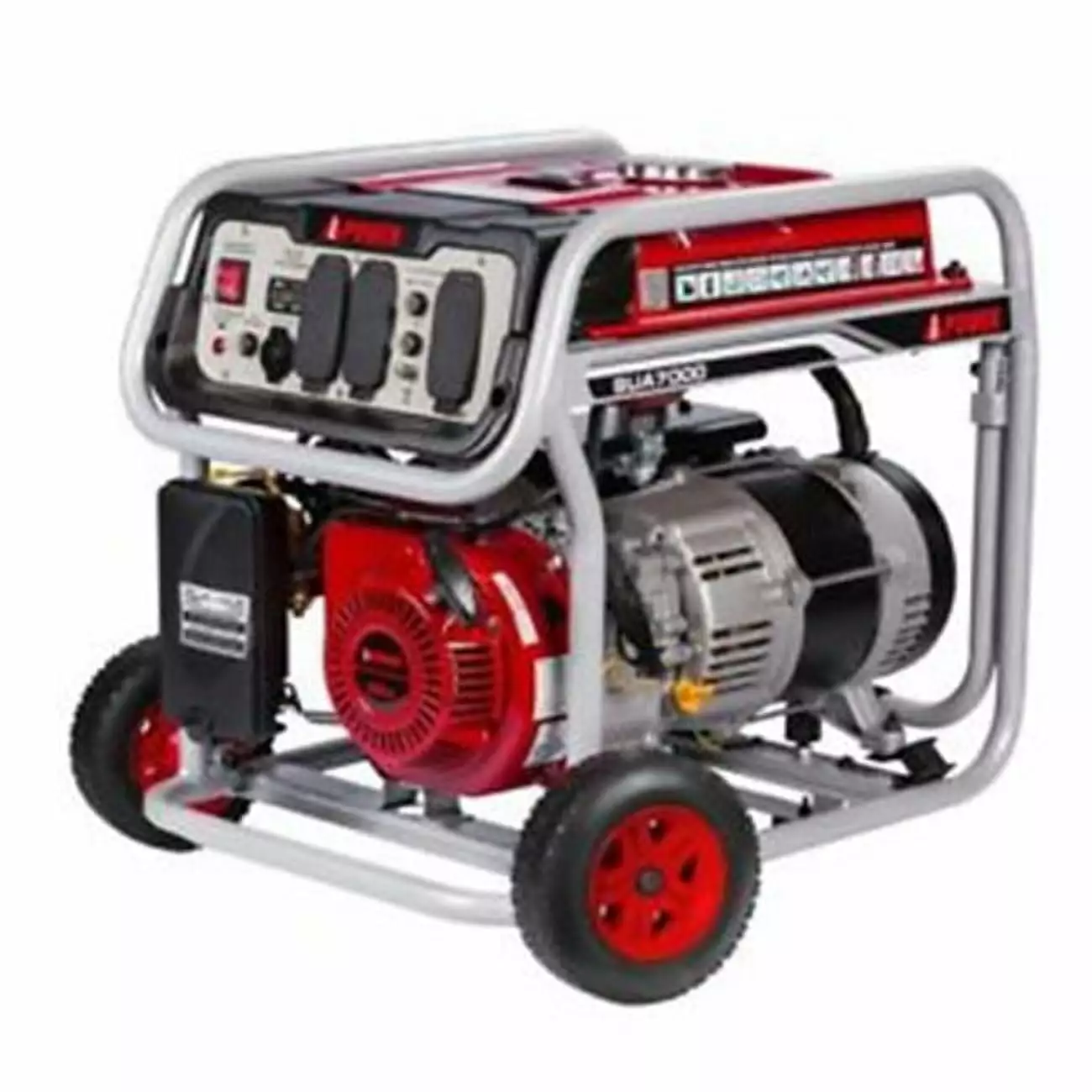 -iPower 7000 watt Gasoline Powered Manual Start Travel-friendly Generator - 50 State
