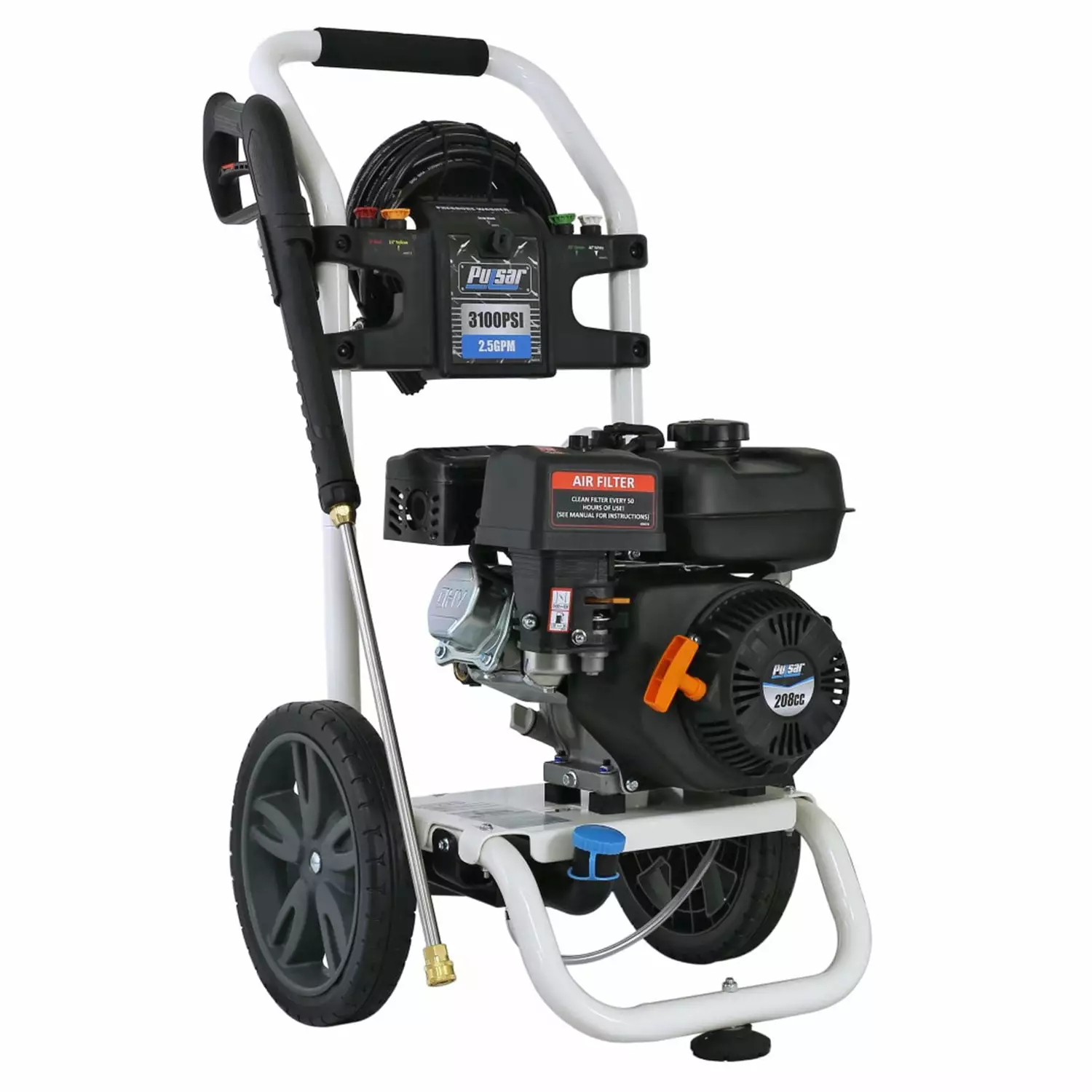 Pulsar W31H19 3.100 PSI Gas Powered Pressure Washer Detergent Tank