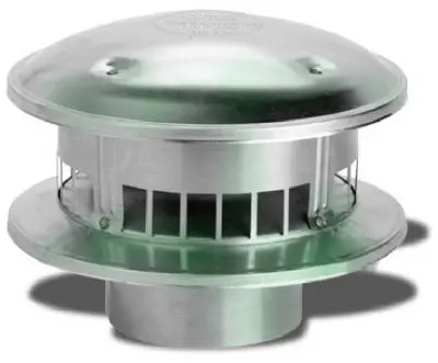 Selkirk 106800 Round Type B Gas Vent Top 6 Inch Venting Systems