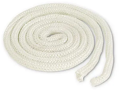Imperial GA0153 Fiberglass Gasket Rope 1/4 Inch x 6 Feet White High Temperature Seal