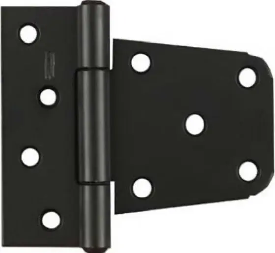 National Hardware N223-867 Extra-Heavy Gate Hinge 3-1/2 Inch Satin Black