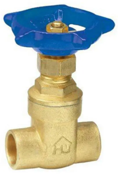 Homewerks Lead-Free Brass Compact-Pattern Gate Valve 3/4 Inch Solder